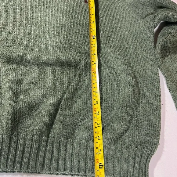 Polo by Ralph Lauren Men’s XL Green Sweater With Burgundy Pony Logo - Picture 11 of 11